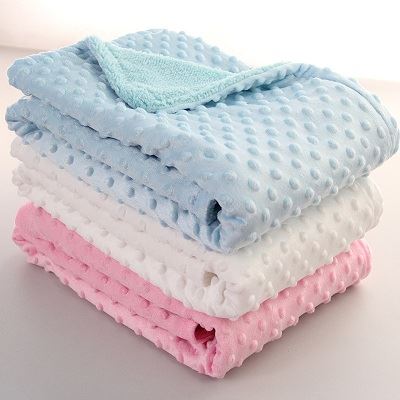 Different pattern minky dot blanket Different pattern minky dot blanket